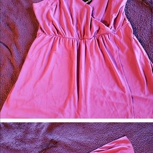 Pink purple romper